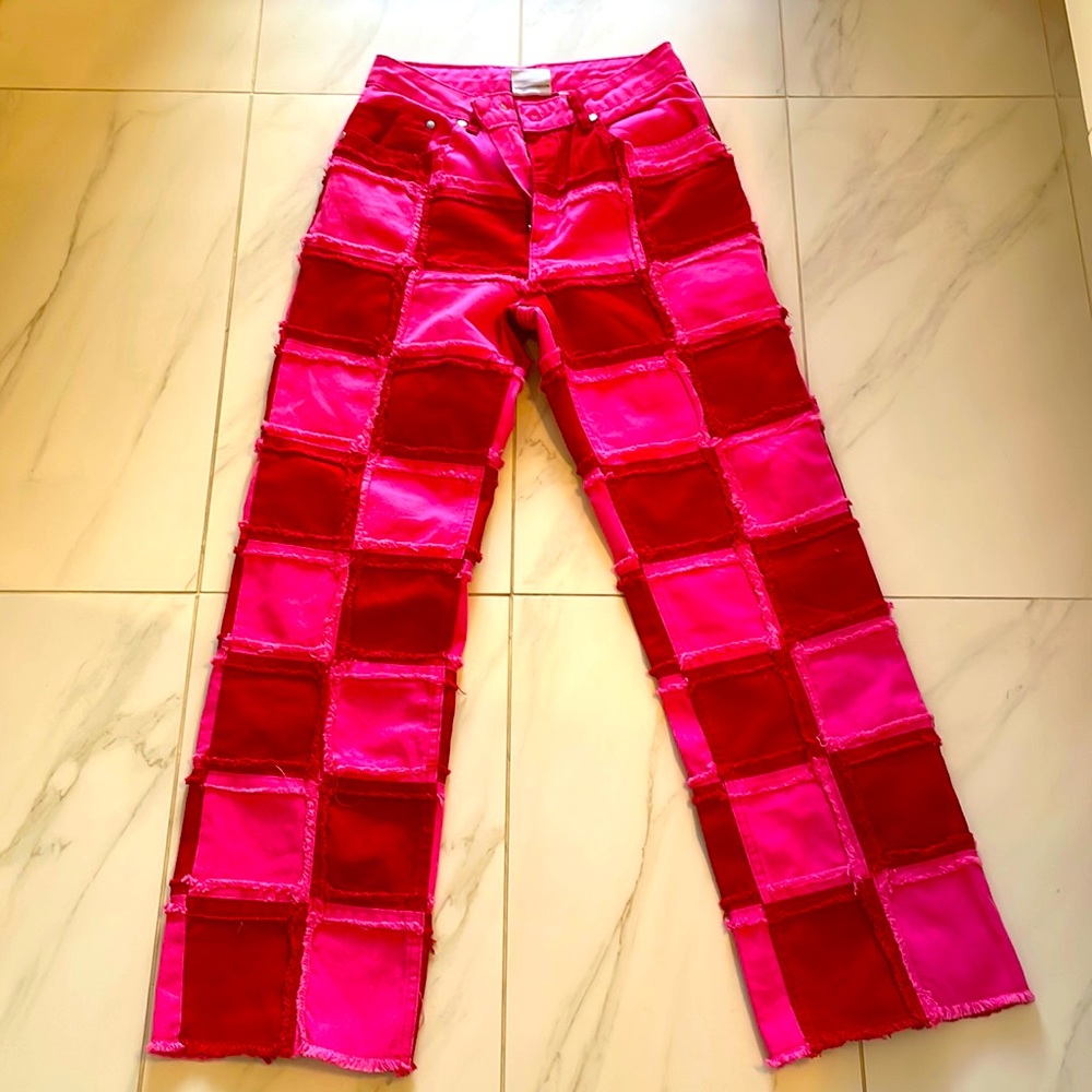 Ragged Jeans Patchwork Jean